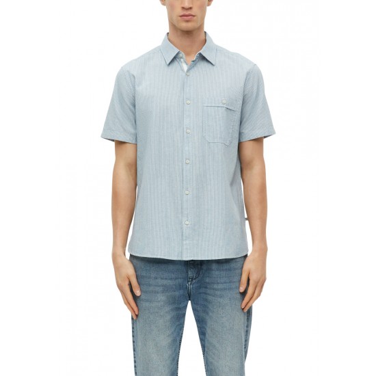 S.Oliver Regular Fit Finely textured short-sleeved shirt 2180685-62G3 S.Oliver Regular Fit Finely textured short-sleeved shirt 2180685-62G3