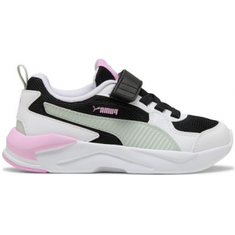 PUMA Ac+ Ps Παιδικά Sneakers Μαύρα 408308 05 black-creme de mint-white