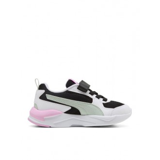 PUMA Ac+ Ps Παιδικά Sneakers Μαύρα 408308 05 black-creme de mint-white