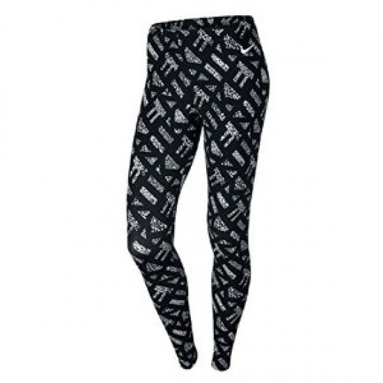 Nike Womens Club Allover Print Leggings 678974-100 Nike Womens Club Allover Print Leggings 678974-100