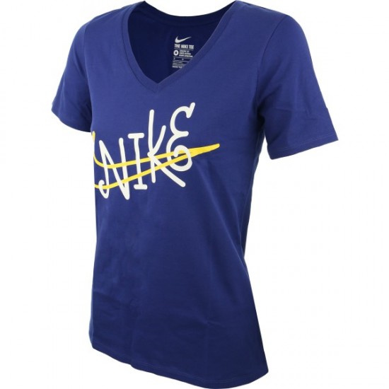 Nike T-SHIRT FEMME COL V SWOOSH 729440