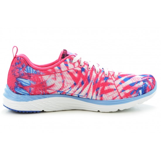 Skechers RF Floral Print Mesh Lace Up 12222-PKPR Skechers RF Floral Print Mesh Lace Up 12222-PKPR