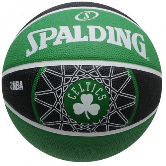 Spalding NBA Team Size 7 Rubber Basketball - Celt Spalding NBA Team Size 7 Rubber Basketball - Celt