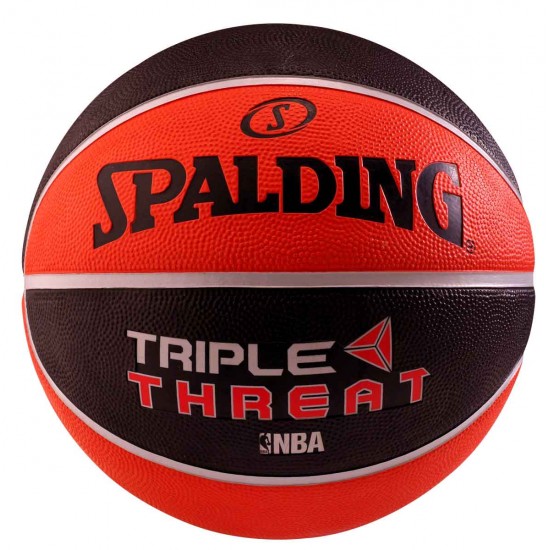 Spalding Triple Threat Color Rubber Basketball Sz7 Spalding Triple Threat Color Rubber Basketball Sz7