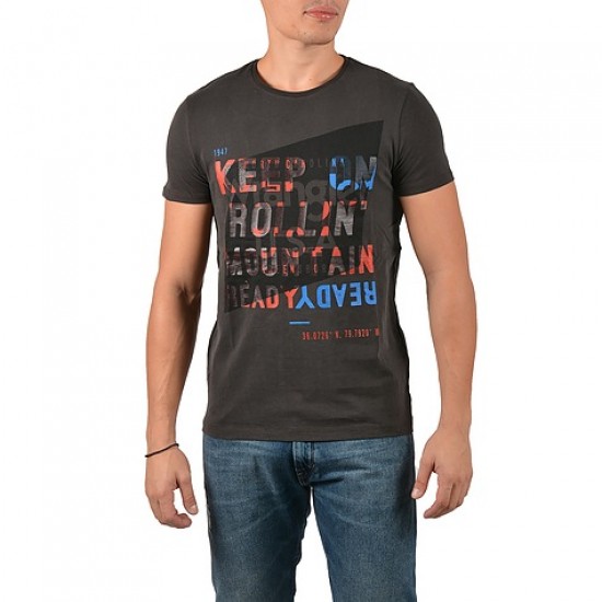 Wrangler ROLLIN TEE PHANTOM W7B08FG16